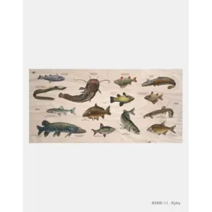 Dębowe meble edukacyjne - Stół edukacyjny "Ryby" | Sklep Meblo