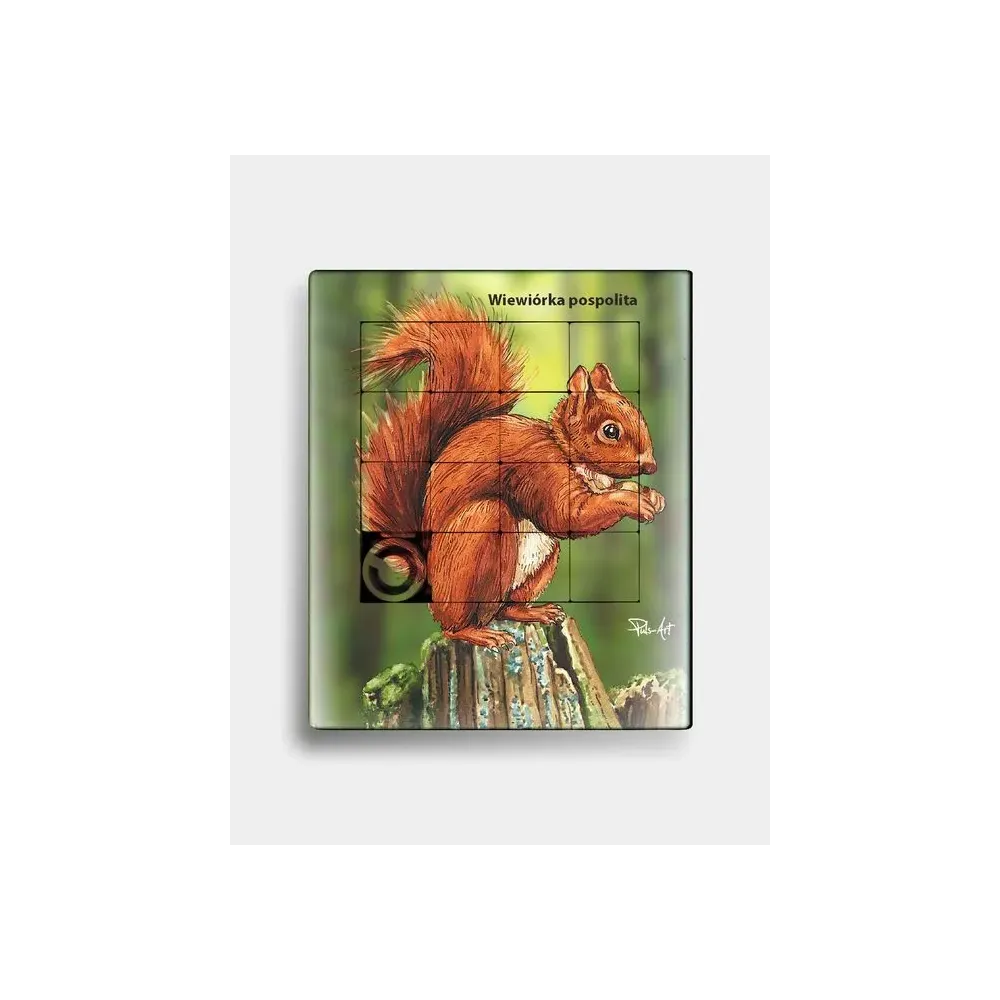 Plastikowa układanka WIEWIÓRKA - zabawka edukacyjna dla dzieci