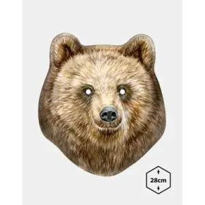 Maska NIEDŹWIEDŹ - Oryginalna maska z motywem niedźwiedzia