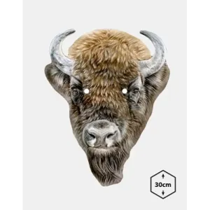 Maska ŻUBR - Oryginalna maska na twarz z motywem żubra