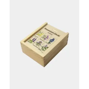 Klocki drewniane ROŚLINY - Ekologiczna zabawa dla dzieci