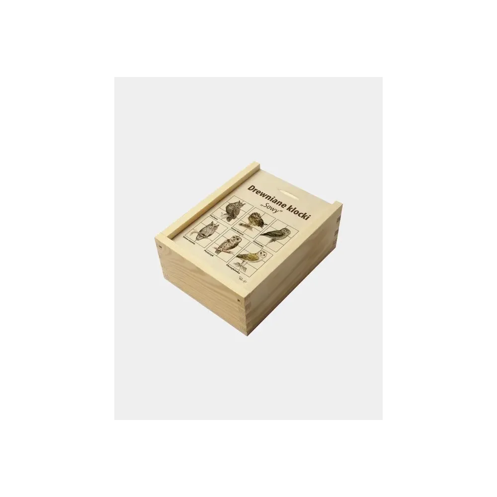 Klocki drewniane SOWY - Wyjątkowa zabawa dla dzieci