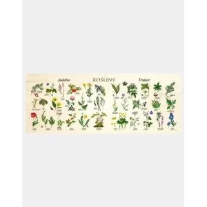 Blat szkolny ROŚLINY - Idealny dodatek do biurka