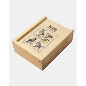 Puzzle drewniane PTAKI III - wyjątkowe układanki dla miłośnik