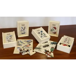 Puzzle drewniane GRZYBY JADALNE - Wyjątkowa zabawa dla miłośni