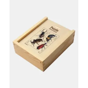 Puzzle drewniane OWADY III - Doskonała zabawa dla dzieci i doros
