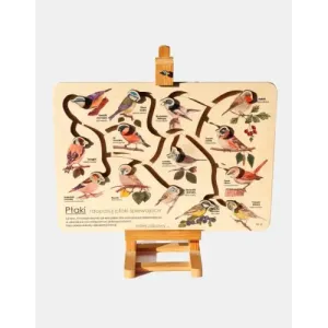 Łamigłówka przyrodnicza mini PTAKI ŚPIEWAJĄCE - Doskonała z