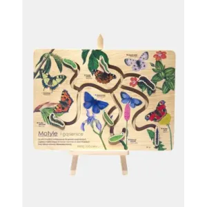 Łamigłówka przyrodnicza - Motyle i Gąsienice Mini