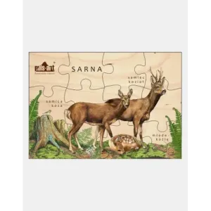 Puzzle drewniane RODZINA SAREN - idealne rozwiązanie dla wspóln