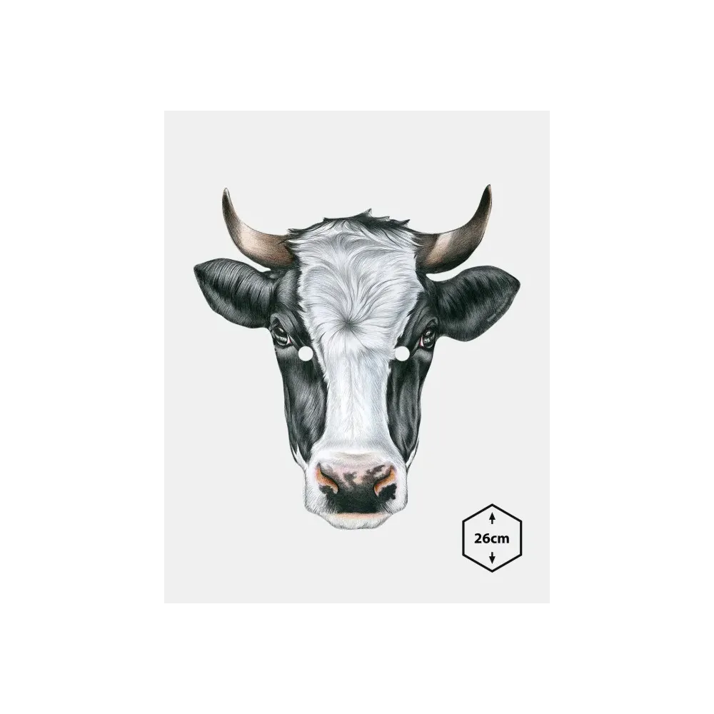 Maska KROWA - Wyjątkowy produkt dla miłośników bydła