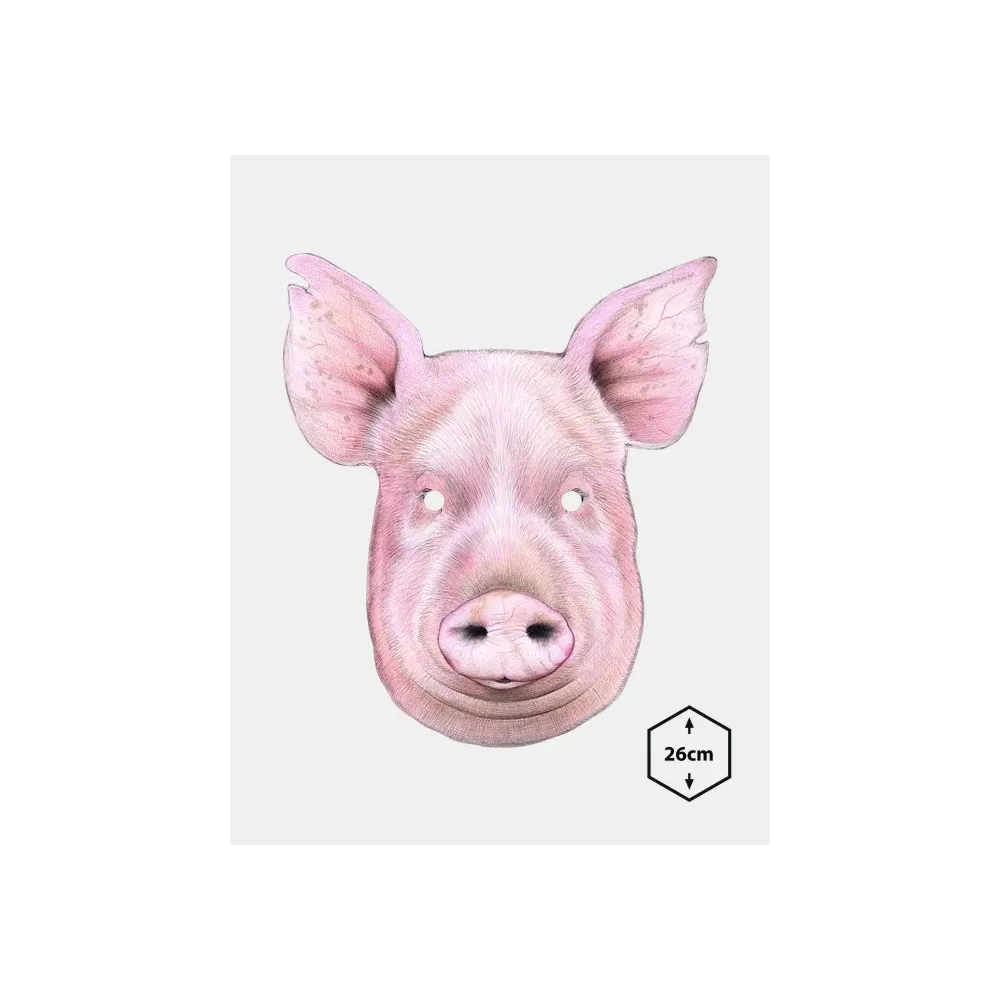 Maska ŚWINIA - Idealna zabawka dla dzieci