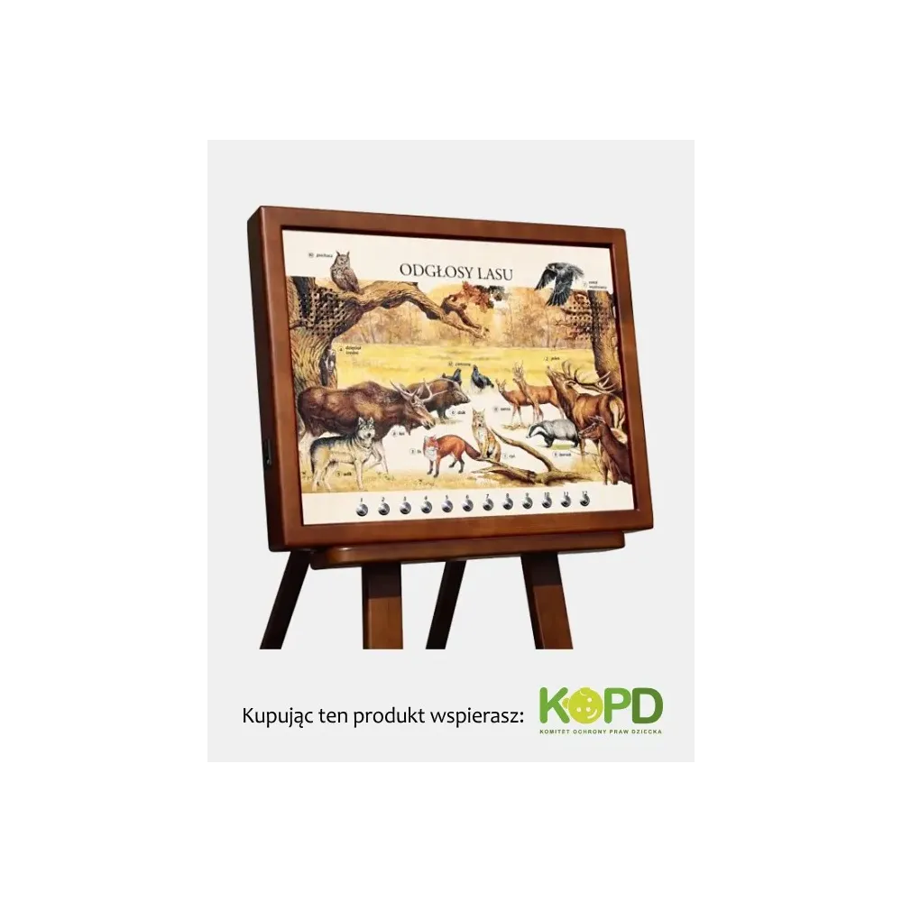 Tablica dźwiękowa ODGŁOSY LASU - Relaksujące dźwięki natury