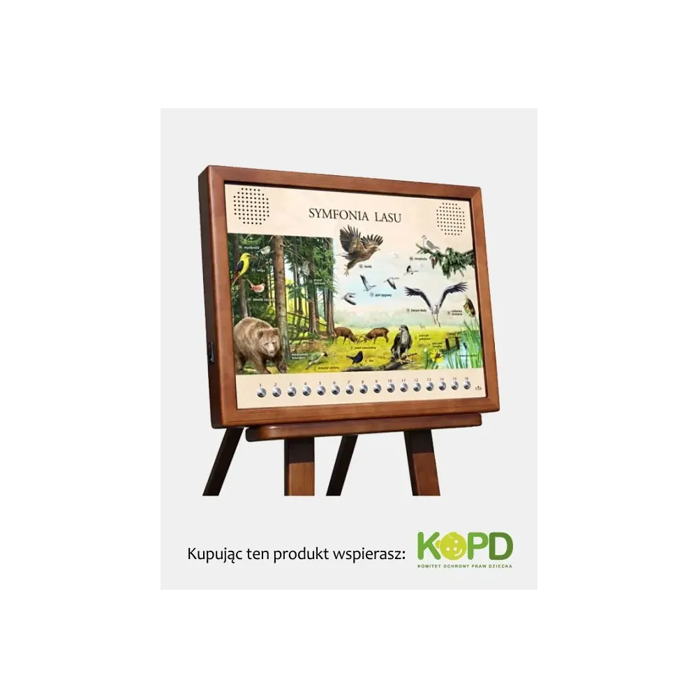 Tablica dźwiękowa SYMFONIA LASU - Odkryj spokój natury