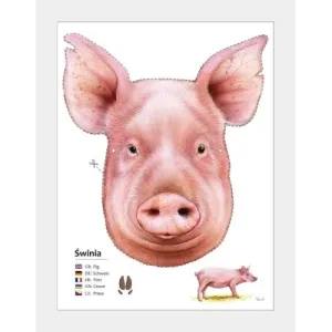 Maski zwierząt wiejskich - kreatywna zabawa dla dzieci