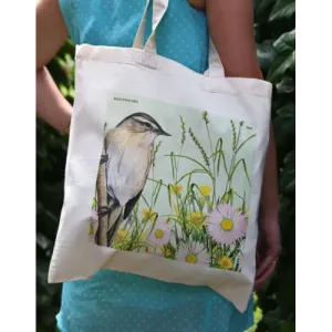 Modna torba bawełniana ROKITNICZKA - idealna na co dzień