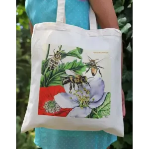 Modna torba bawełniana PSZCZOŁY - Kup teraz!