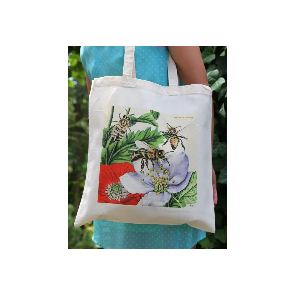 Modna torba bawełniana PSZCZOŁY - Kup teraz!