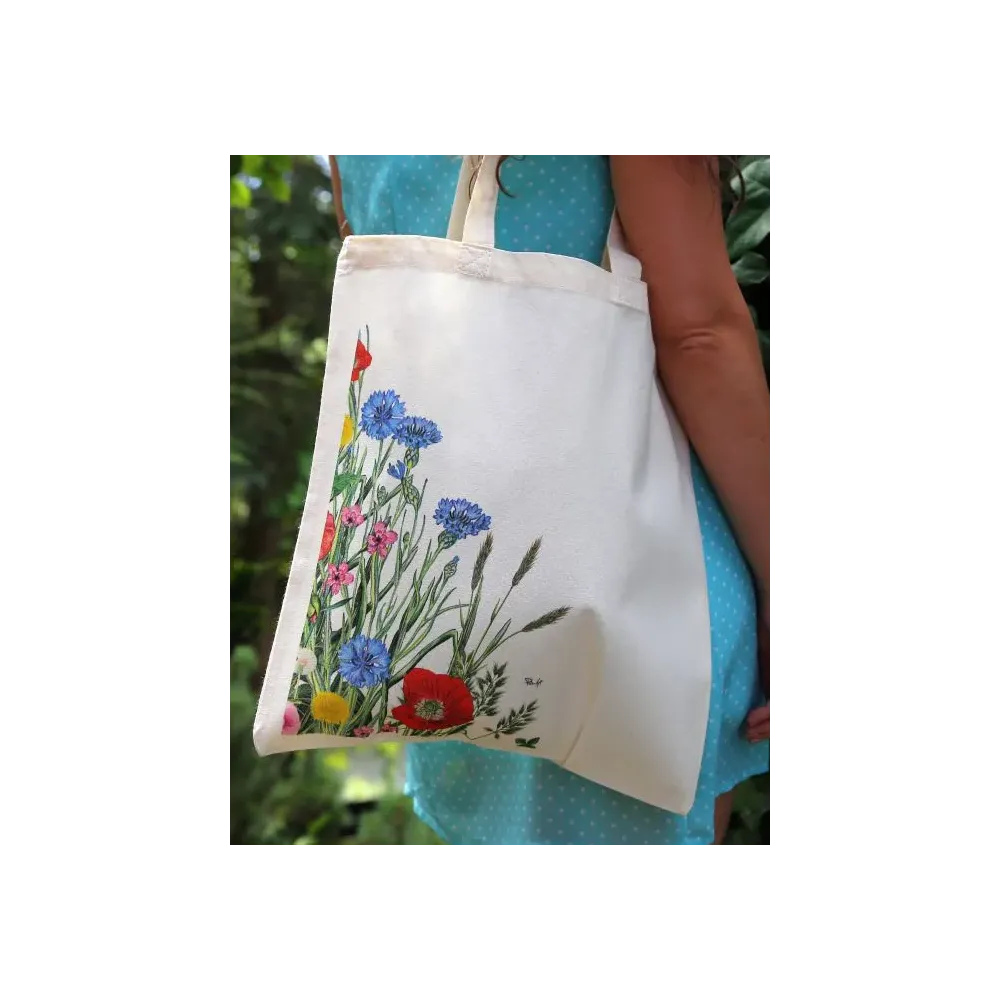 Torba bawełniana ROŚLINY - Elegancka i ekologiczna torba na zak