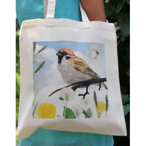 Elegancka torba bawełniana MAZUREK - Idealna na codzienne wyjśc