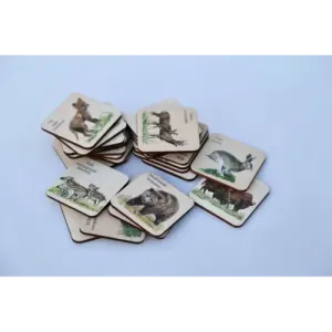 Gra Memory Rodziny Zwierząt - Zabawka Edukacyjna dla Dzieci