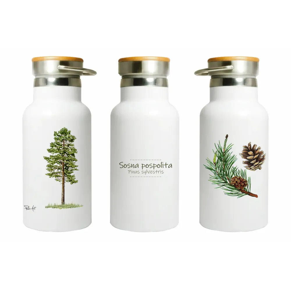 Butla stalowa termos 350 ml - Elegancka butla do napojów