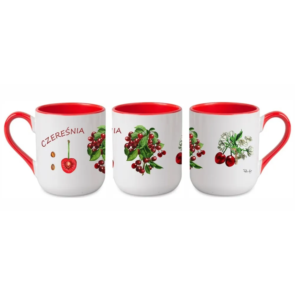Kubek do kawy i herbaty 290 ml z motywem owocowym - Idealny prezent