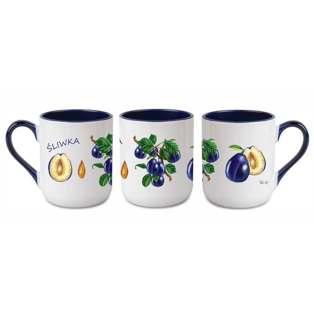 Kubek do kawy i herbaty 290 ml z motywem owocowym - Idealny prezent