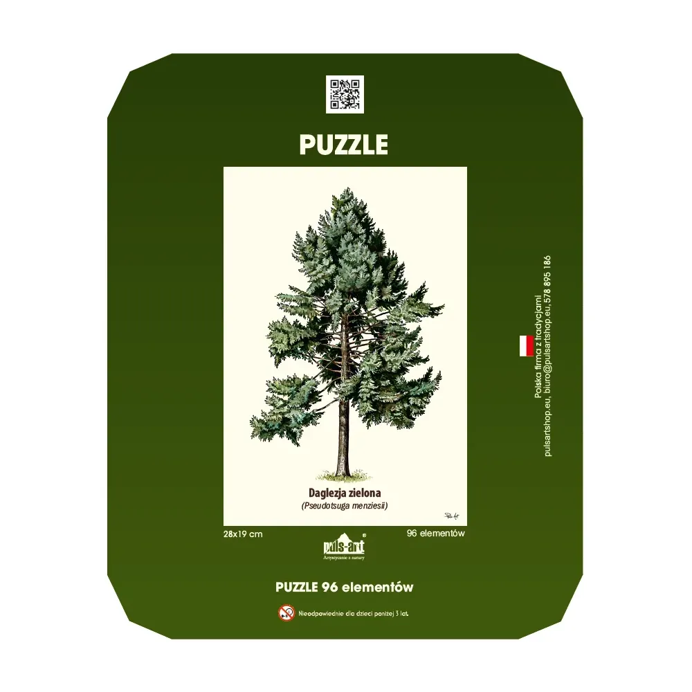 Puzzle 35 elementów 19x28 cm HQ z nadrukiem - DRZEWA