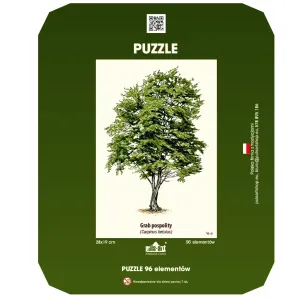 Puzzle 35 elementów 19x28 cm HQ z nadrukiem - DRZEWA