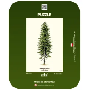 Puzzle 35 elementów 19x28 cm HQ z nadrukiem - DRZEWA