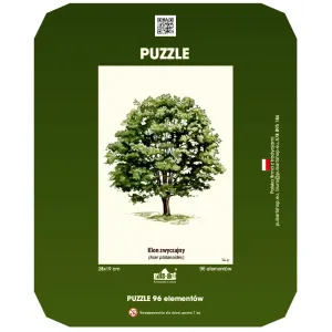 Puzzle 35 elementów 19x28 cm HQ z nadrukiem - DRZEWA