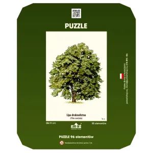 Puzzle 35 elementów 19x28 cm HQ z nadrukiem - DRZEWA