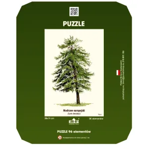 Puzzle 35 elementów 19x28 cm HQ z nadrukiem - DRZEWA