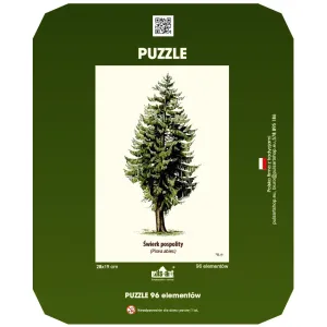 Puzzle 35 elementów 19x28 cm HQ z nadrukiem - DRZEWA