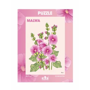 Puzzle 35 elementów z nadrukiem - KWIATY | Idealne dla dzie