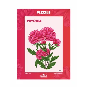 Puzzle 35 elementów z nadrukiem - KWIATY | Idealne dla dzie