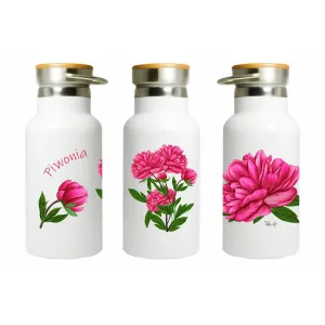 Butla stalowa termos 500 ml - KWIATY | Trwała i stylowa but