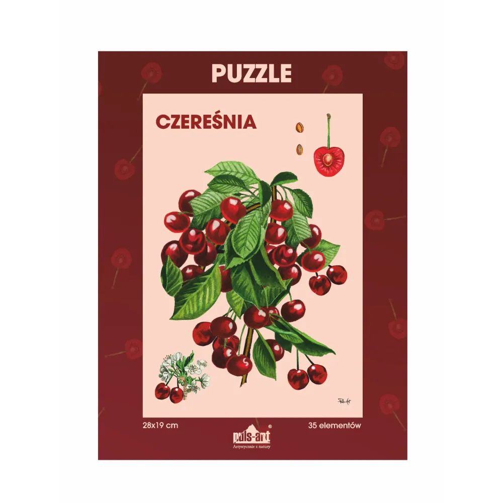Puzzle 35 elementów 19x28 cm HQ z nadrukiem - Owoce | Sklep