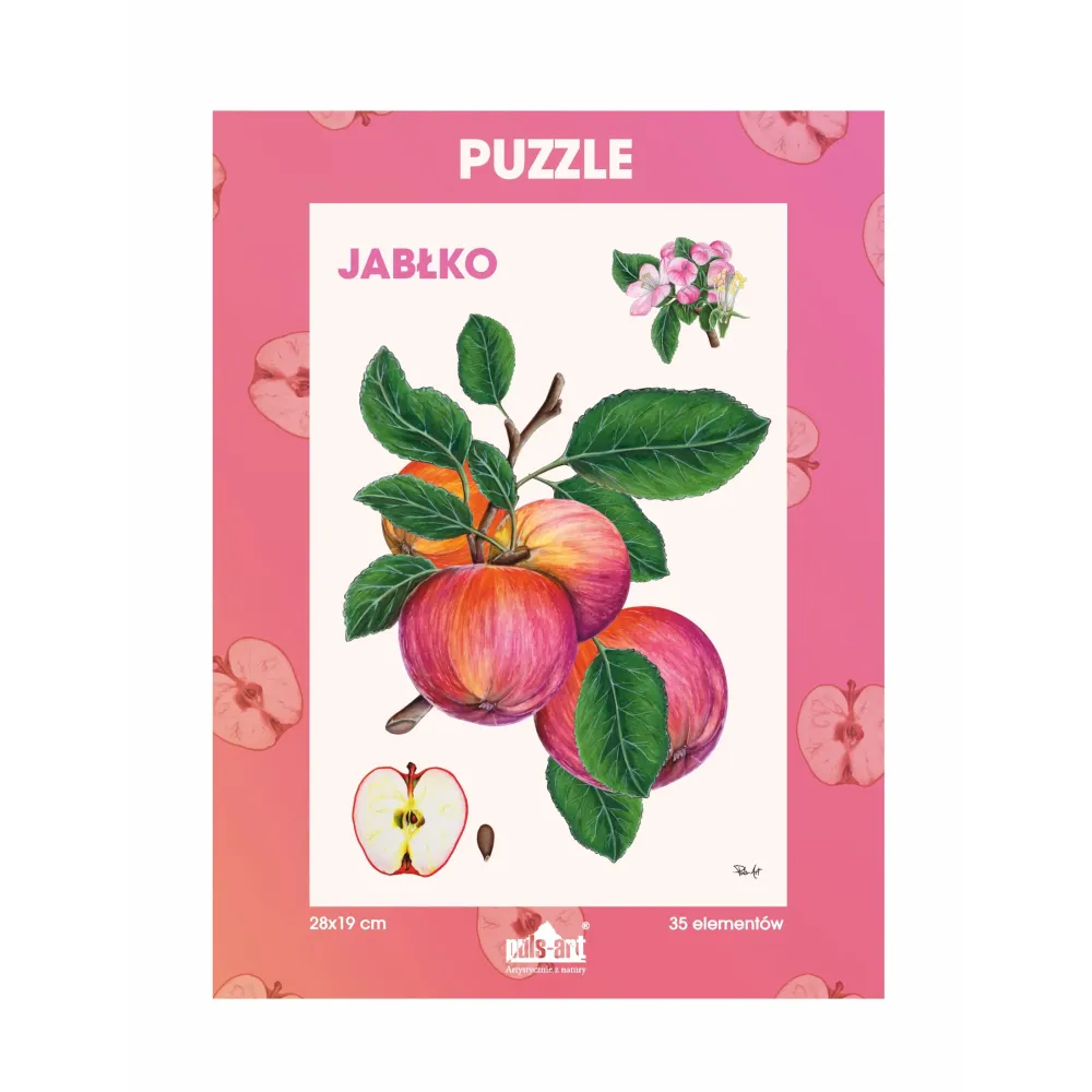 Puzzle 35 elementów 19x28 cm HQ z nadrukiem - Owoce | Sklep