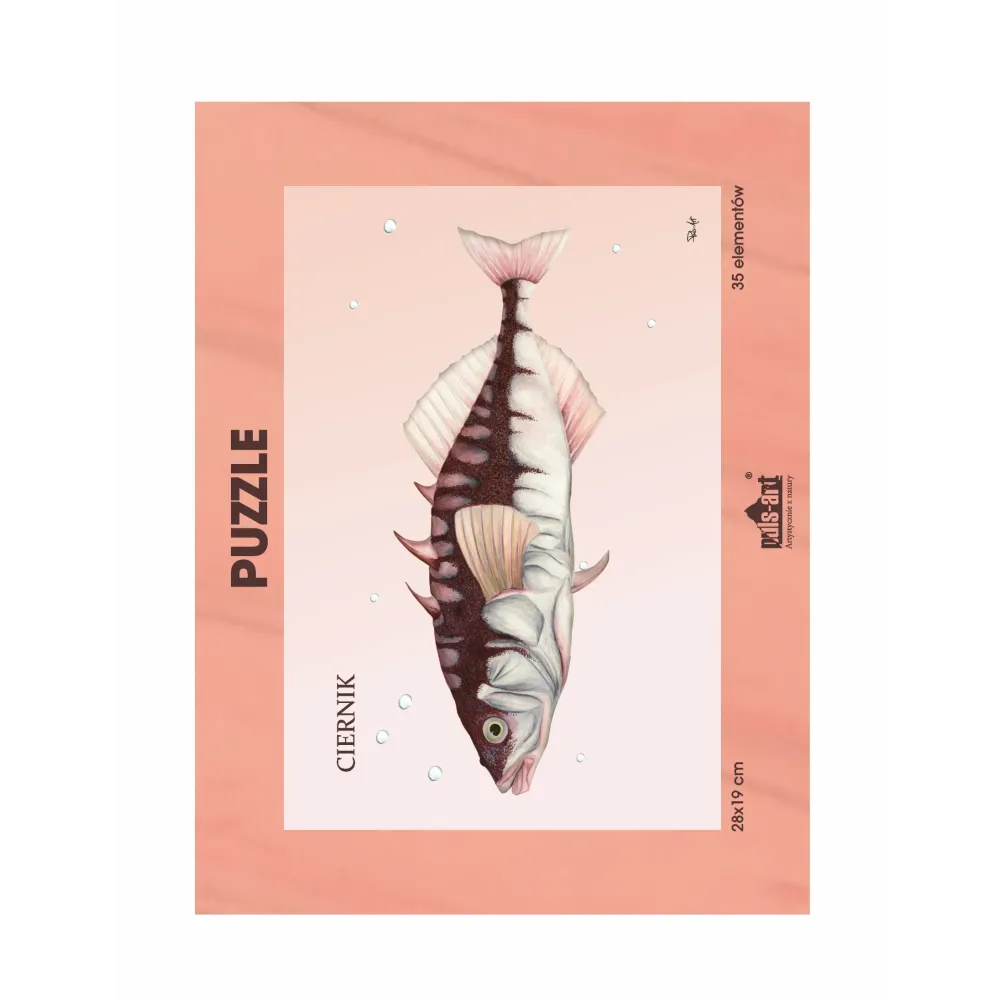 Puzzle 35 elementów z nadrukiem - Ryby Morskie | Sklep Puzzle HQ