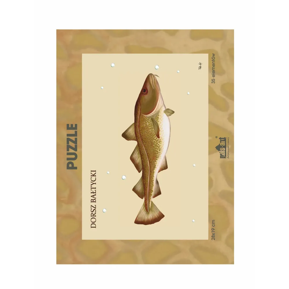 Puzzle 35 elementów z nadrukiem - Ryby Morskie | Sklep Puzzle HQ