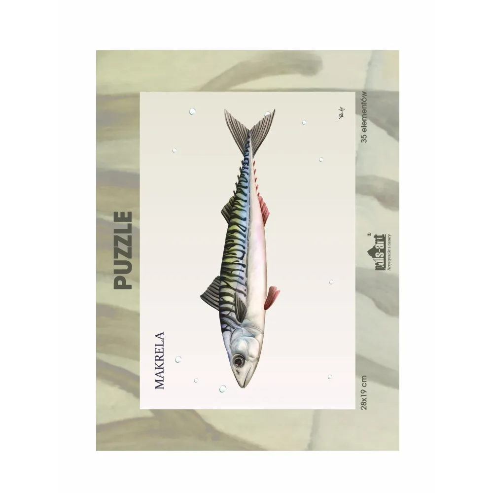 Puzzle 35 elementów z nadrukiem - Ryby Morskie | Sklep Puzzle HQ