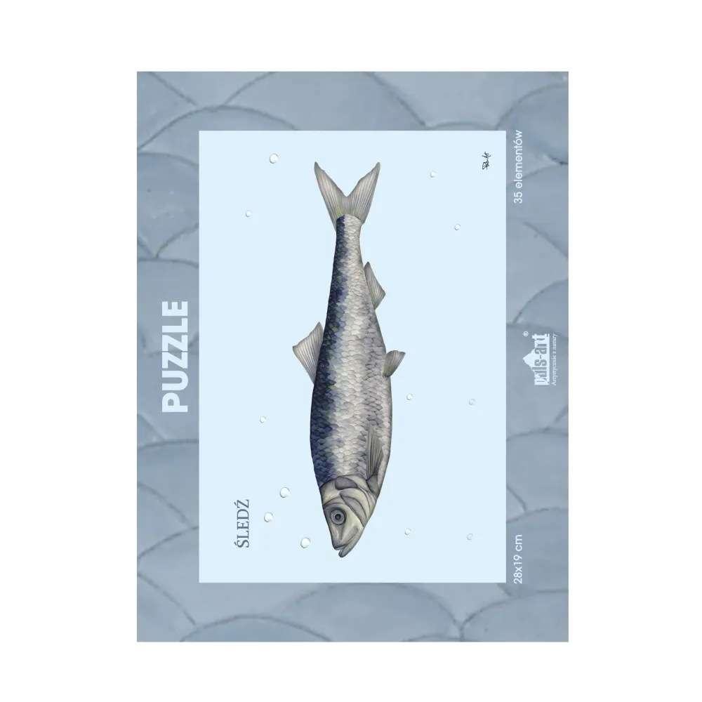 Puzzle 35 elementów z nadrukiem - Ryby Morskie | Sklep Puzzle HQ