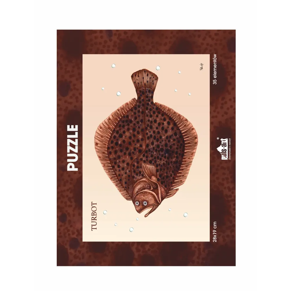 Puzzle 35 elementów z nadrukiem - Ryby Morskie | Sklep Puzzle HQ