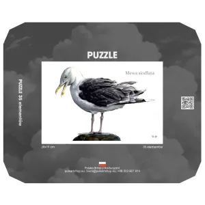 Puzzle 35 elementów z nadrukiem - PTAKI MORSKIE | Sklep Puz
