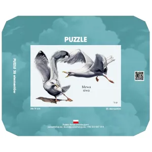 Puzzle 35 elementów z nadrukiem - PTAKI MORSKIE | Sklep Puz