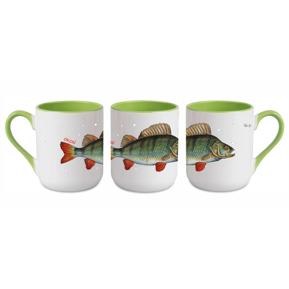 Kubek do kawy i herbaty 330 ml - RYBY SŁODKOWODNE
