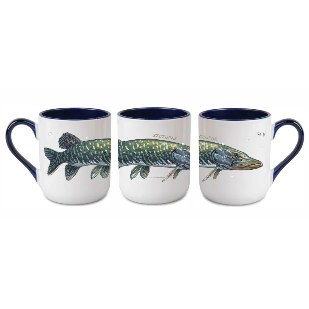 Kubek do kawy i herbaty 330 ml - RYBY SŁODKOWODNE