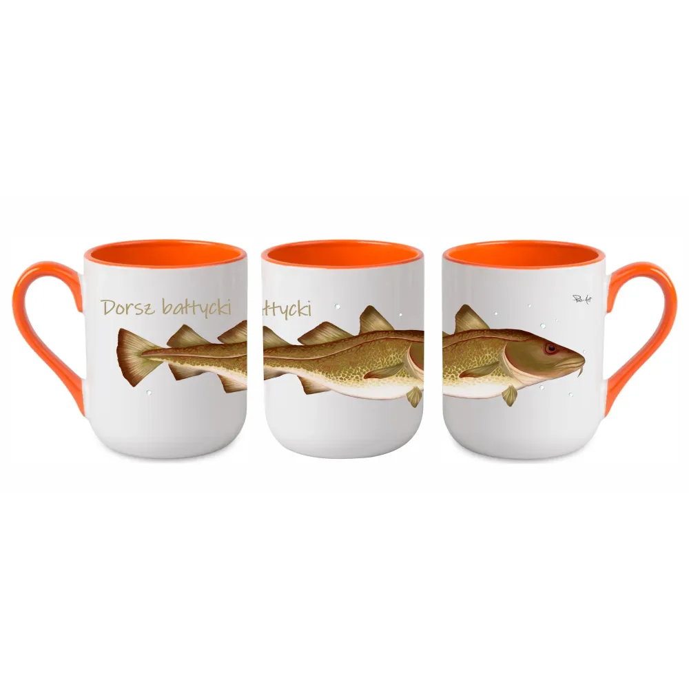 Kubek do kawy, herbaty 330 ml - Ryby Morskie | Idealny prezent dl