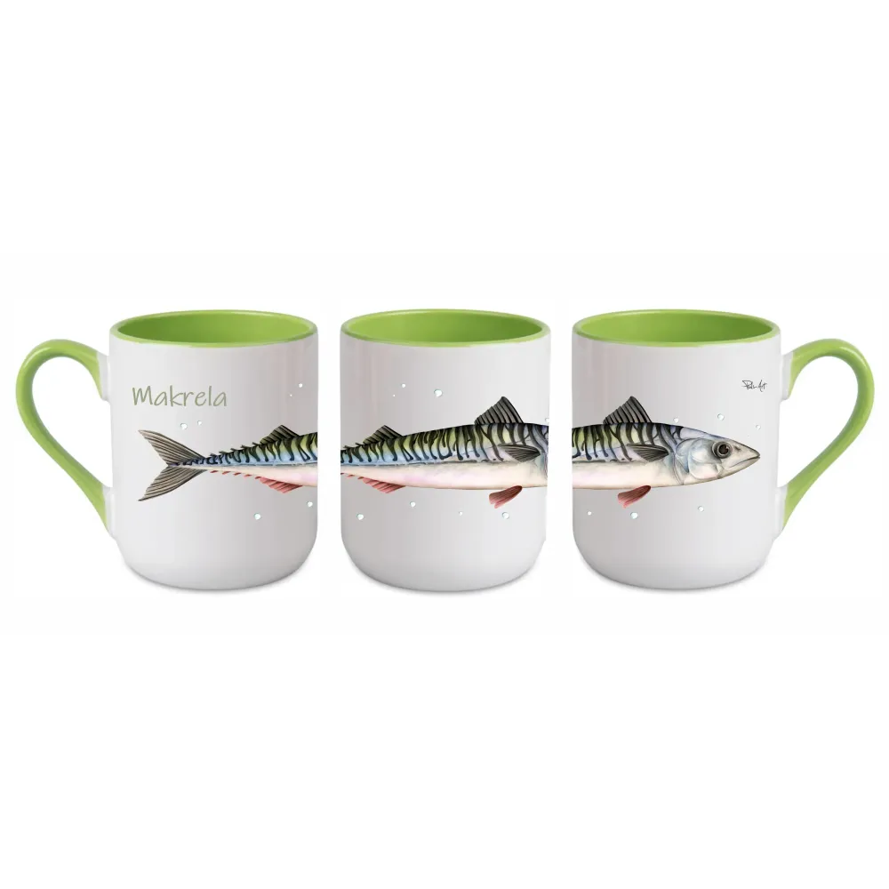 Kubek do kawy, herbaty 330 ml - Ryby Morskie | Idealny prezent dl